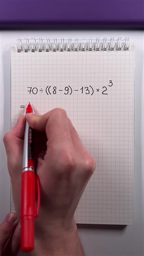 Order of operations #algebra #maths