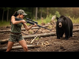 Sniper Hunting: Sarah vs The Rampaging Brown Bear Showdown