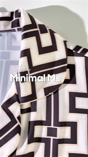 1.5K views | Minimal Matrix เรียบ คลีน แต่มีดีเทล 懶 ผ้าซิลซาตินนุ่ม...