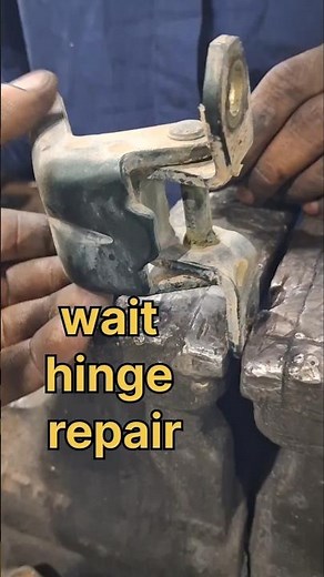 Loose Door Hinge Repair: Custom Bushing Fix! 🚗🛠️ #shorts