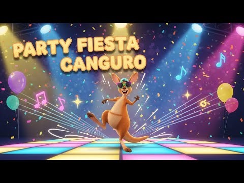 Party Fiesta Canguro 🦘🎉 | Canción Infantil Bailable | Música para Niños – EduKatz
