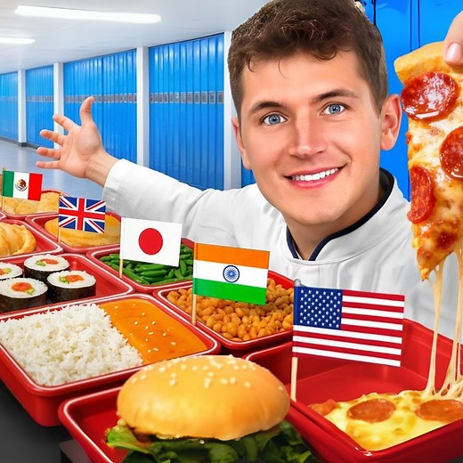 5M views · 117K reactions | I Ate School Lunch From Every Country! | Nick DiGiovanni | Facebook