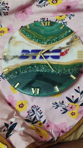 DTDC COURIER SERVICE CLOCK ORDER COMPLETE 💯 #resinart #clock