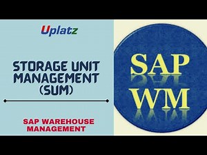 Storage Unit Management (SUM) in SAP WM | SAP Warehouse Management Tutorial |SAP WM Training| Uplatz
