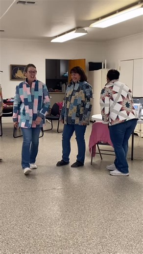 Quilt Corral on Instagram: "Laura Jacket class success at the Quilt Corral!! So proud of everyone’s hard work making such lovely jackets!!"