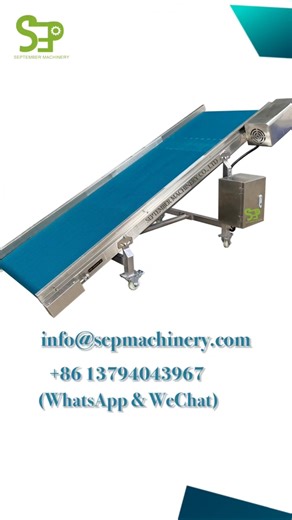 Portable Incline Conveyor #conveyors