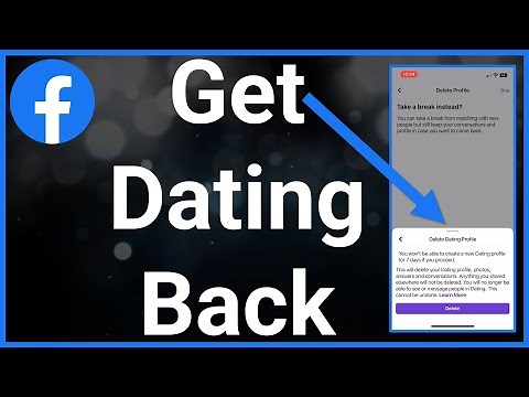 How To Get Facebook Dating Back