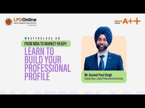 From MBA to Market-Ready: Learn to Build Your Professional Profile
