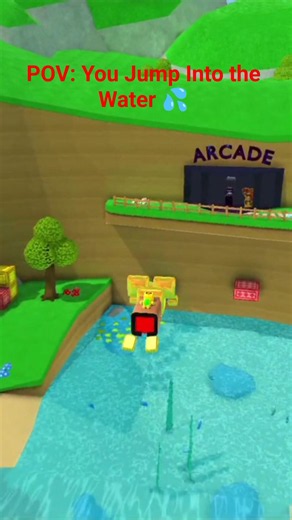 You Jump Into the Water 💦 #superbearadventure