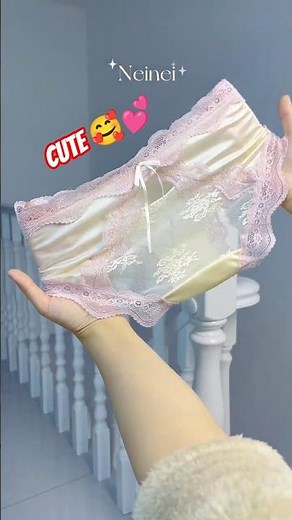 Dreamy Lace & Satin 🌸 高級感のあるランジェリー (Premium Lingerie) ✨ #shorts