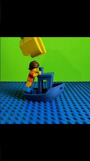 Lego stop motion and 3D printing benchy