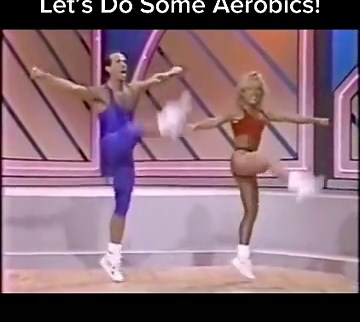 Aerobics were huge in the 80’s, so put on your leg warmers, leotards and shorty shorts and work it! #tv #tvshow #aerobics #fitness #80s #1980s #80stv #comedу