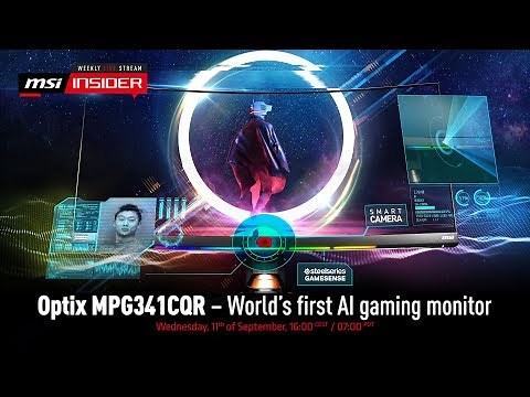 MPG341CQR - The world's first AI gaming monitor | MSI