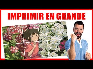 ✅HOW TO PRINT A LARGE IMAGE