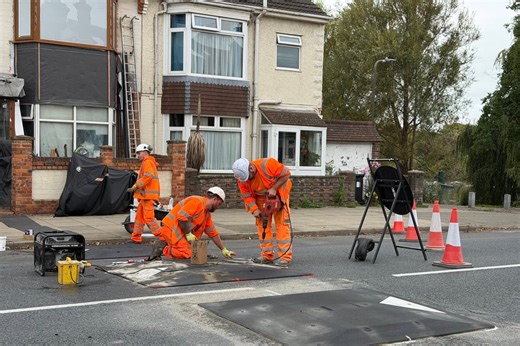 Speed bumps installed on Tangier Road in a bid to make the road safer