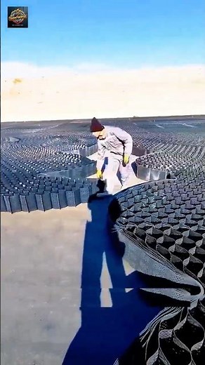 This Black Plastic Grid Can Replace Concrete Roads!