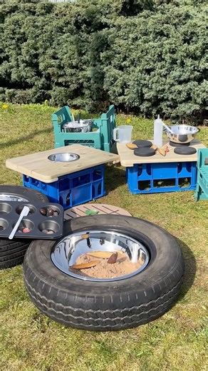 Outdoor Mud Kitchen Play Collection #shorts #eyfs