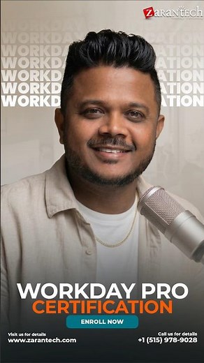 Workday Certification Hack | ZaranTech #shorts