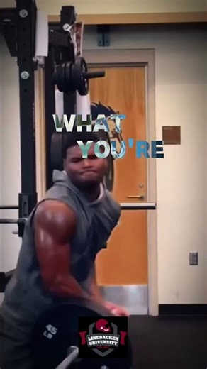 Linebacker University – you do it because you’re disciplined