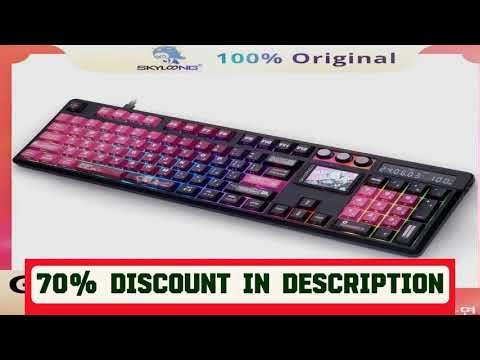 #SKYLOONG GK104 Pro Mechanical E-sport Gamer Keyboard Full-Size Wireless Keyboard RGB Backlit Hot-S