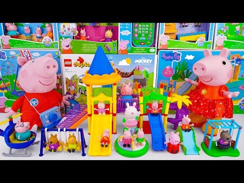 100 Minutes of Satisfying ASMR Unboxing | Adorable Peppa Pig Playful Playground Playset 🌺
