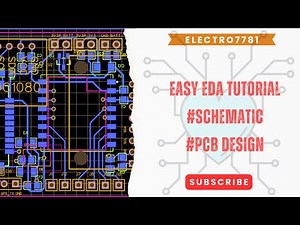 Easy EDA Tutorial #1 PCB Designing Just in 5 Minutes! EasyEDA + Gerber Export
