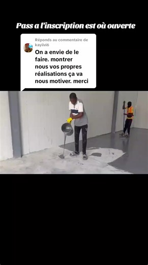 Réponse à @kayiivi6 Formation en résine époxy revêtement du Sols