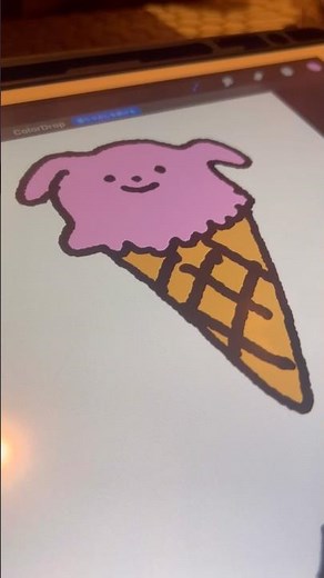 アイスが美味しい季節になってきた… #イラストメイキング #イラスト
