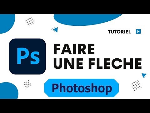 Comment faire une flèche sur photoshop