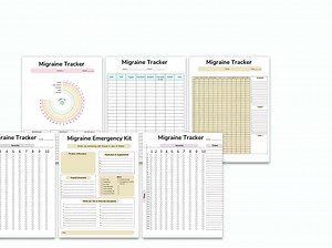 Migraine Tracker, Headache Journal, Headache Log, Medical Planner, Chronic Illness, Symptom Tracker, Headache Diary, Pain Tracker, Printable - Etsy