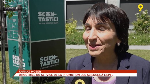 L'EPFL ouvre ses portes au public valaisan ce week-end avec le festival "Scientastic". Trois ans après la précédente édition, l'institution propose des visites des laboratoires, des ateliers, et des rencontres avec les scientifiques du campus valaisan. Et cela, pour les enfants dès 4 ans comme les adultes. L’occasion de mieux comprendre l’impact des sciences et des technologies sur nos vies. Interview de la directrice du service de la promotion des sciences à l'EPFL Farnaz Moser. | Canal9
