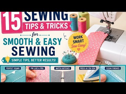 ✅️15 Sewing Tips and Tricks for Smooth and Easy Sewing