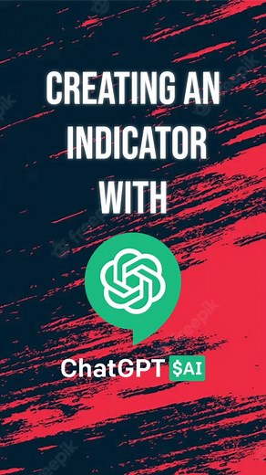 Creating indicators in pinescript using chatGPT within seconds. This is a game changer in trading. #trading #forex #stocks #chatgpt