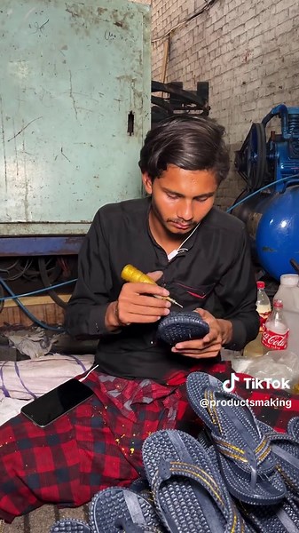The Amazing Process of Crafting Rubber Slippers