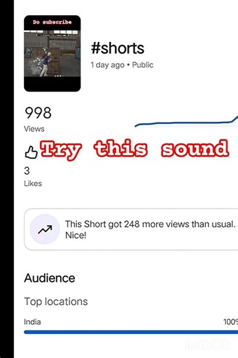 Try this audio 🔊 #shorts