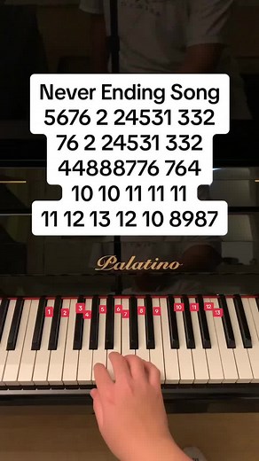 Never Ending Song #piano #pianotutorial #pianomusic #neverendingsong #conangray #foryou #fy #fyp