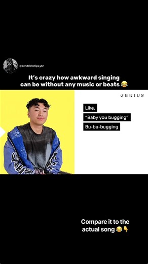 Looking at us like he’s regretting everything 😂 || 📸: GENIUS #bugging #song #khantrast #memes