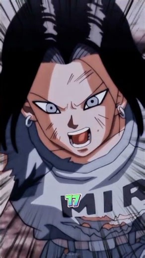 Cuál es el nivel de poder del Androide 17? #dragonball #shorts