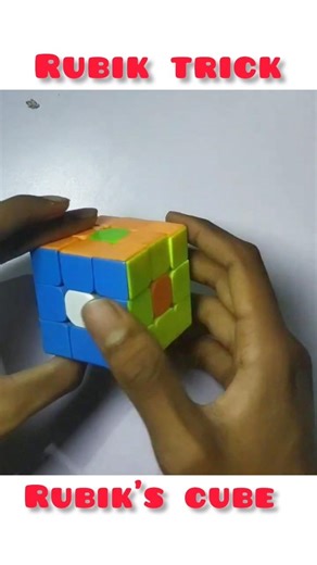 Making dot pattern in 3×3 Rubik's cube #shorts#shortvideo#shortsfeed#cube#rubikscube