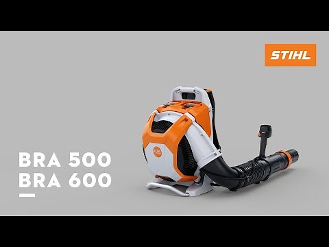 The silent and powerful blowers BRA 500 & BRA 600 | STIHL