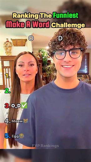 Try Not To Laugh 🤣 Ranking the FUNNIEST Make A Words #1 is CRAZY! #trending #shorts #makeaword #rank