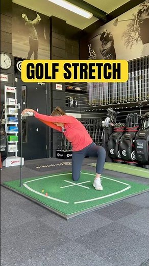 Awesome stretch for your golf swing! This will help you rotate further! #golfexercises