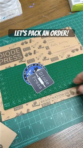 Let’s pack a Printmaking Registration Jig order! #printmaking #linocutprint #blockprint