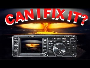 How to repair a FT 991A with no receive on the first receive!