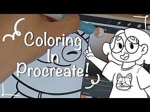 the Fastest 🏃‍♀️💨 and EASIEST way to color in procreate!