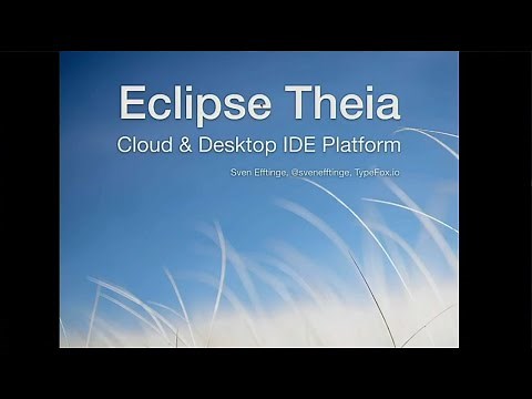 Eclipse Theia 1.0 - The new platform for engineering tools