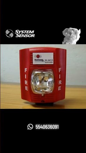 Sirena Con Estrobo P2RL System Sensor | ¡Potencia tu alarma! | 📲 5540536091 #sirenas #estrobos