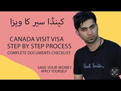 Canada visit visa 2023 step by step process | Complete document checklist |