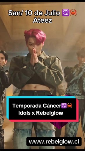 Temporada de Signo Cáncer ♋️ 🦀 Idols con pelitos de colores #rebelglow #choisan #taeyong #sunoo #taemin
