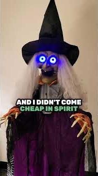 We Turned a $25 Halloween Witch Prop Into an AI Character #halloweendiy #halloweenprops #halloween